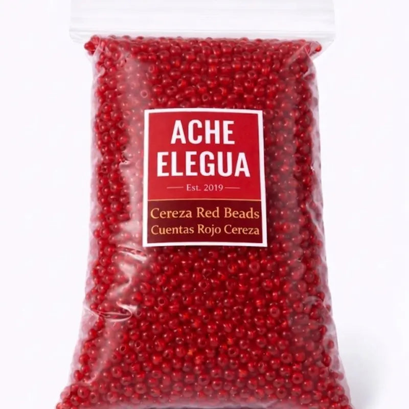 Cherry Red Beads 1 Pound Bag
