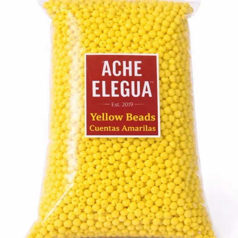 Yellow Beads 1 Pound Bag