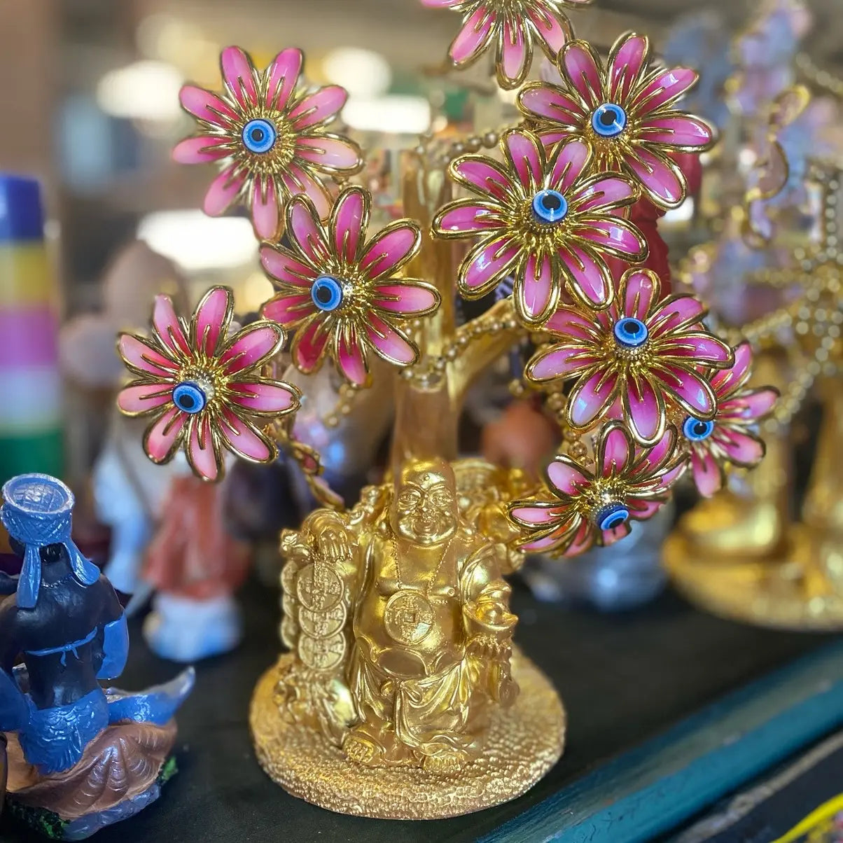 Buddha Evil Eye Tree Religious Decor for Home
