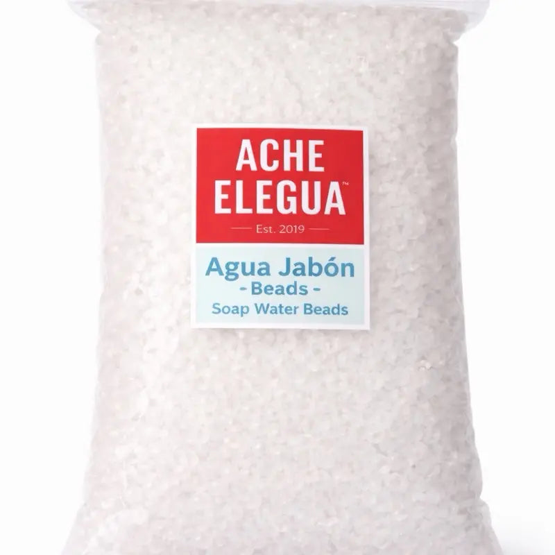 Agua Jabón White Translucent Beads 1 Pound Bag