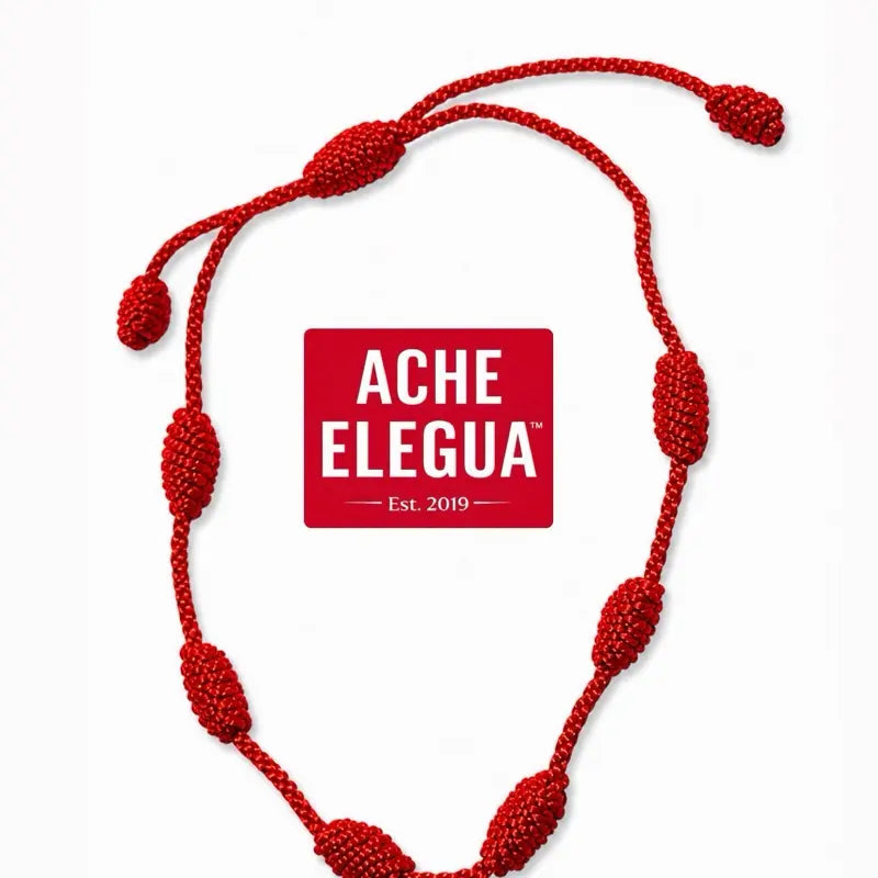7 Knot Bracelet Red