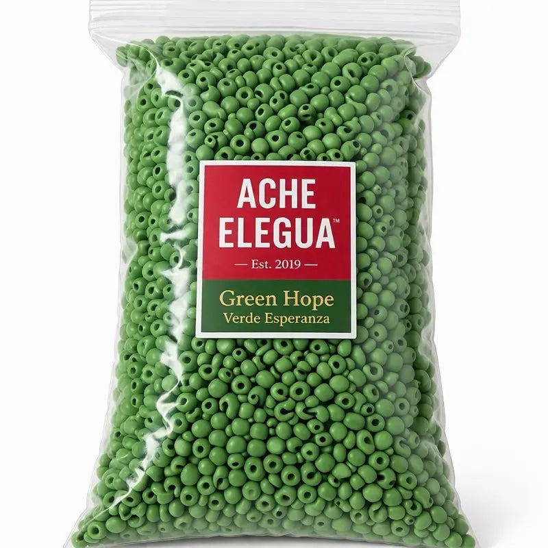 Green Hope Beads Bulk 1 Pound