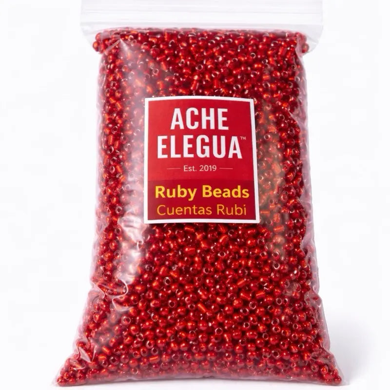 Crystal Ruby Beads 1 Pound Bag