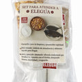 Set para Atender a Elegua- Cascarilla, Maiz Tostado y Jutia/Pescado Ahumado.