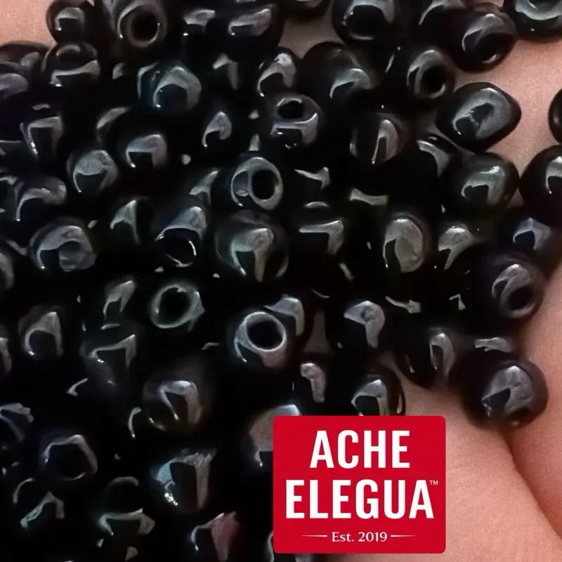 Beads Black Premium Quality 1 Pound Bag