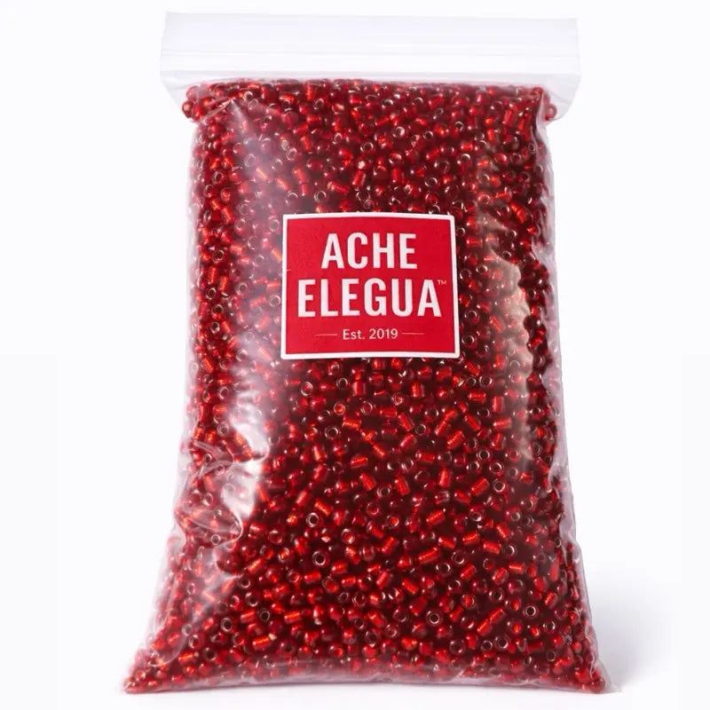 Crystal Ruby Beads 1 Pound Bag