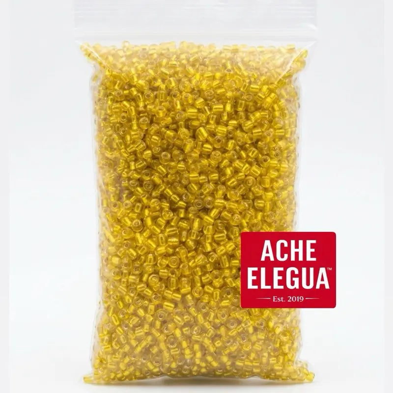 Gold Yellow Beads Bulk 1 Pound Bag