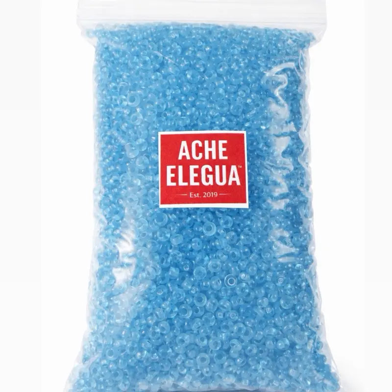 Ice Blue Crystal Beads 1 Pound Bag