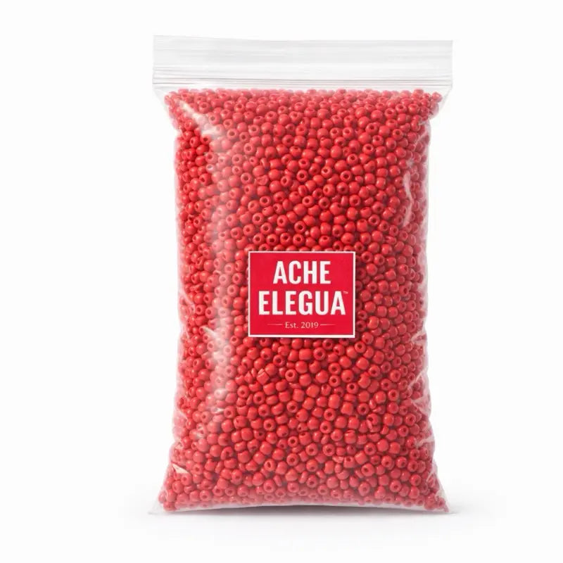 Red Beads Bulk Pack 1 Pound Bag