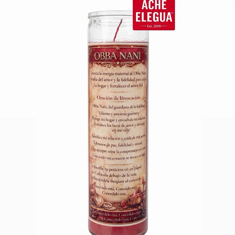 Obba Nani Candle Orisha