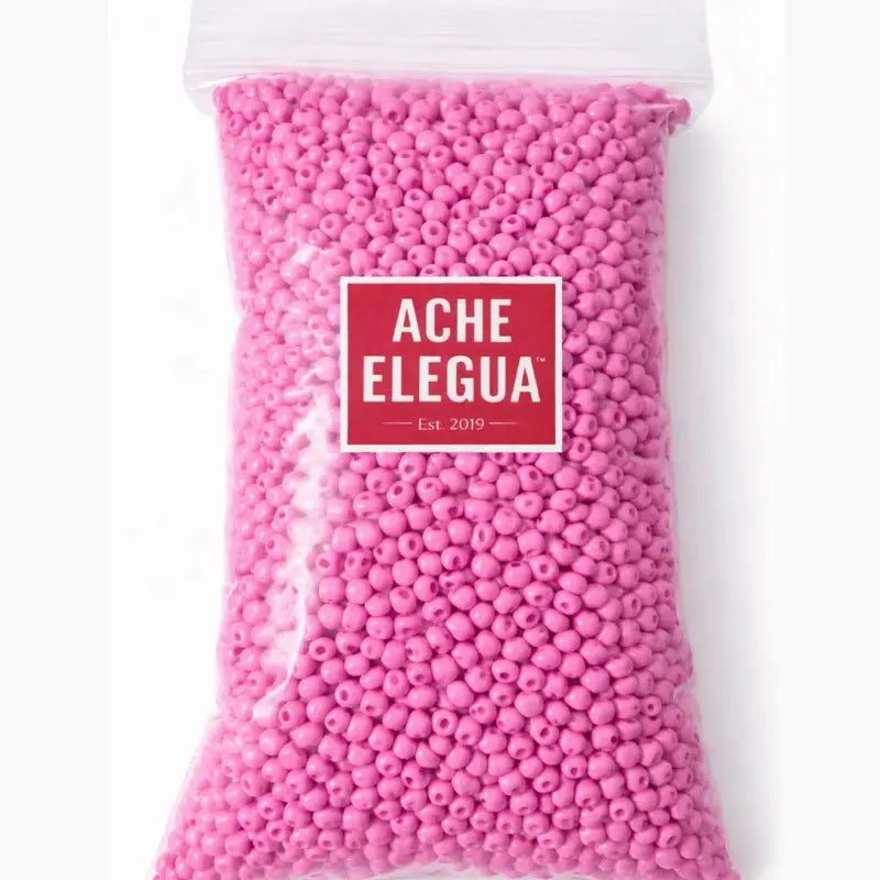 Fuchsia Pink Beads 1 Pound Bag