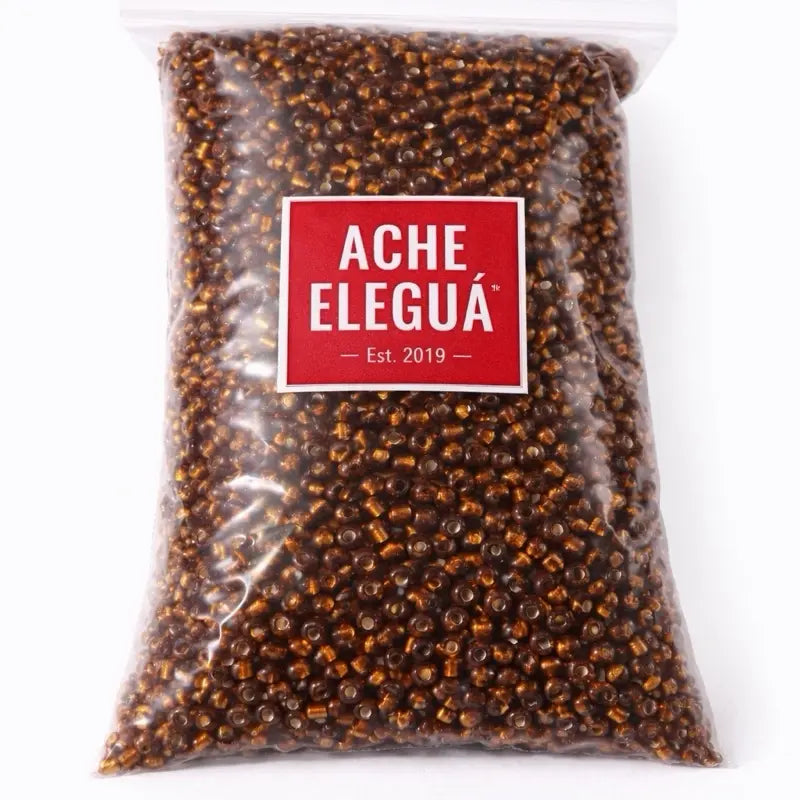 Golden Bronze Amber Beads 1 Pound Bag