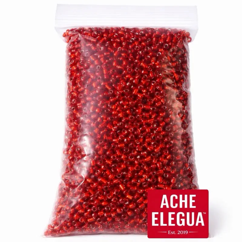 Crystal Ruby Beads 1 Pound Bag