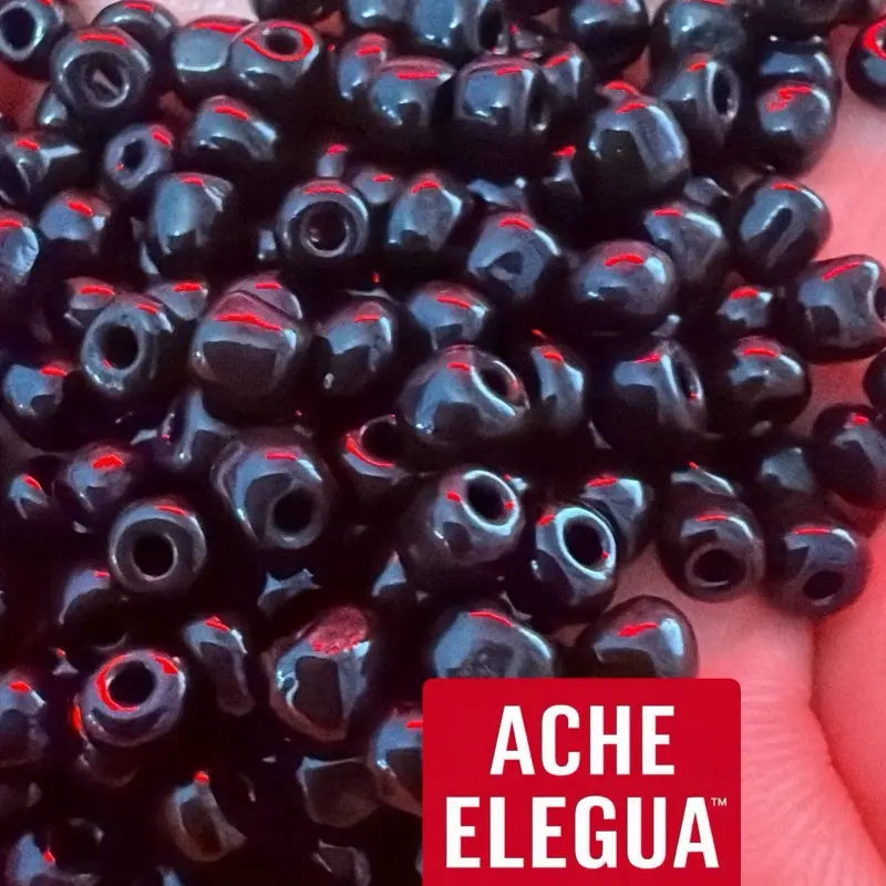 Beads Black Premium Quality 1 Pound Bag