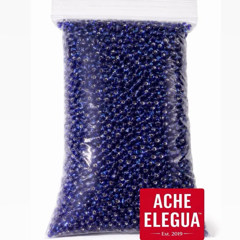 Deep Royal Blue Crystal Beads 1 Pound Bag
