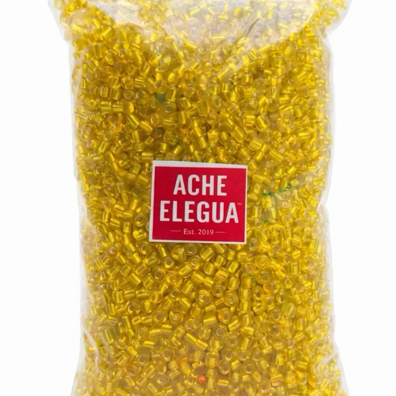 Gold Yellow Beads Bulk 1 Pound Bag