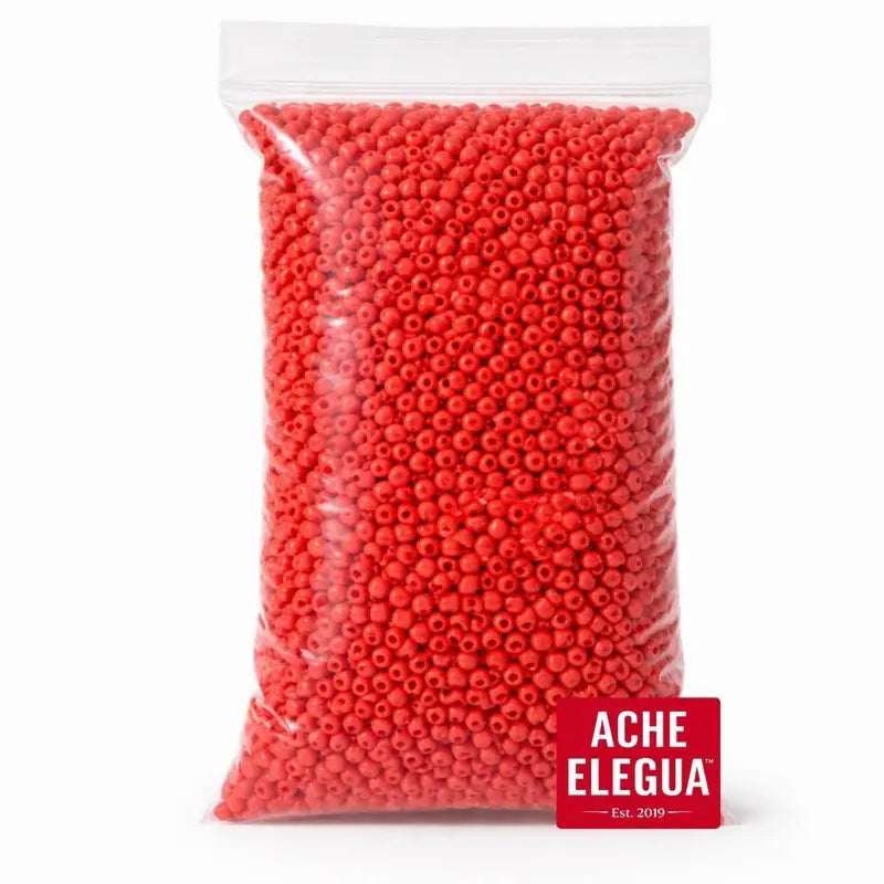 Red Beads Bulk Pack 1 Pound Bag