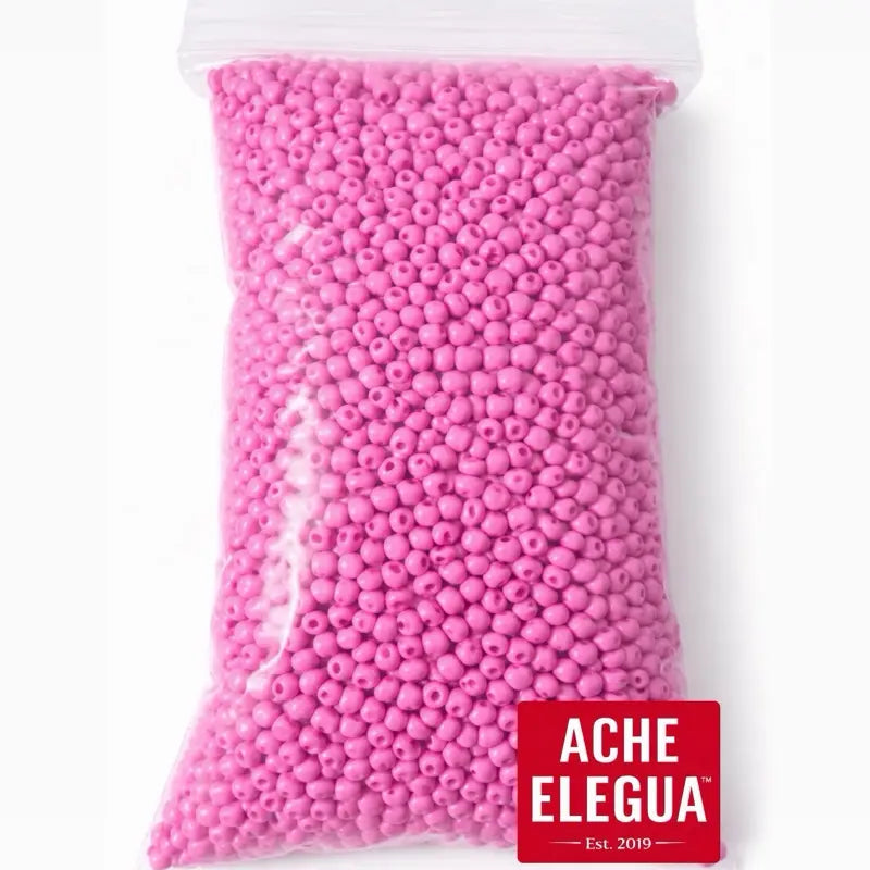 Fuchsia Pink Beads 1 Pound Bag
