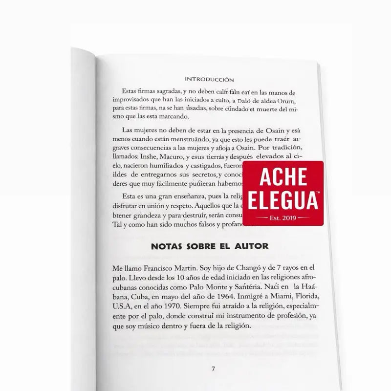 El Gran Manual de las Firmas de Osain Book Spanish