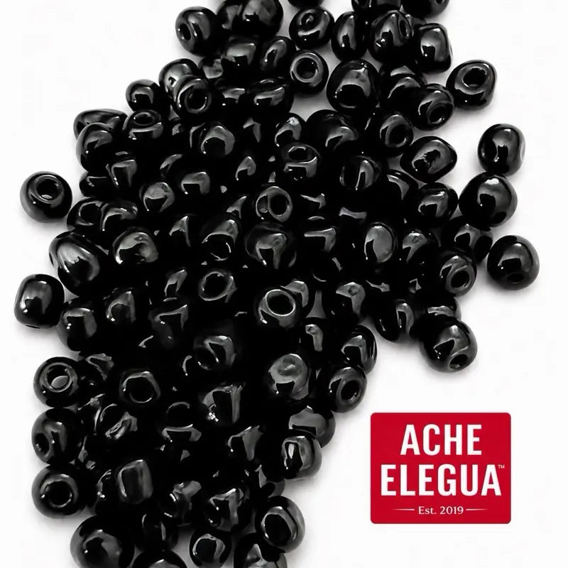 Beads Black Premium Quality 1 Pound Bag