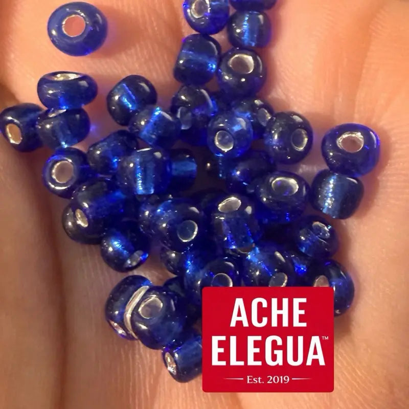 Deep Royal Blue Crystal Beads 1 Pound Bag
