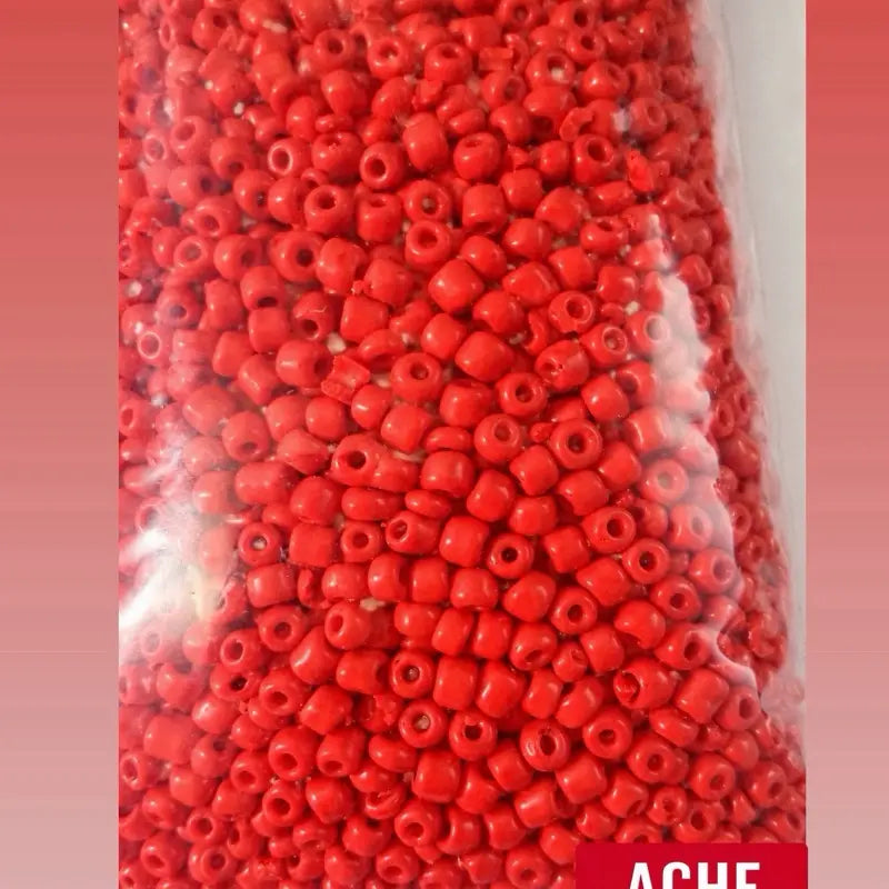Red Beads Bulk Pack 1 Pound Bag