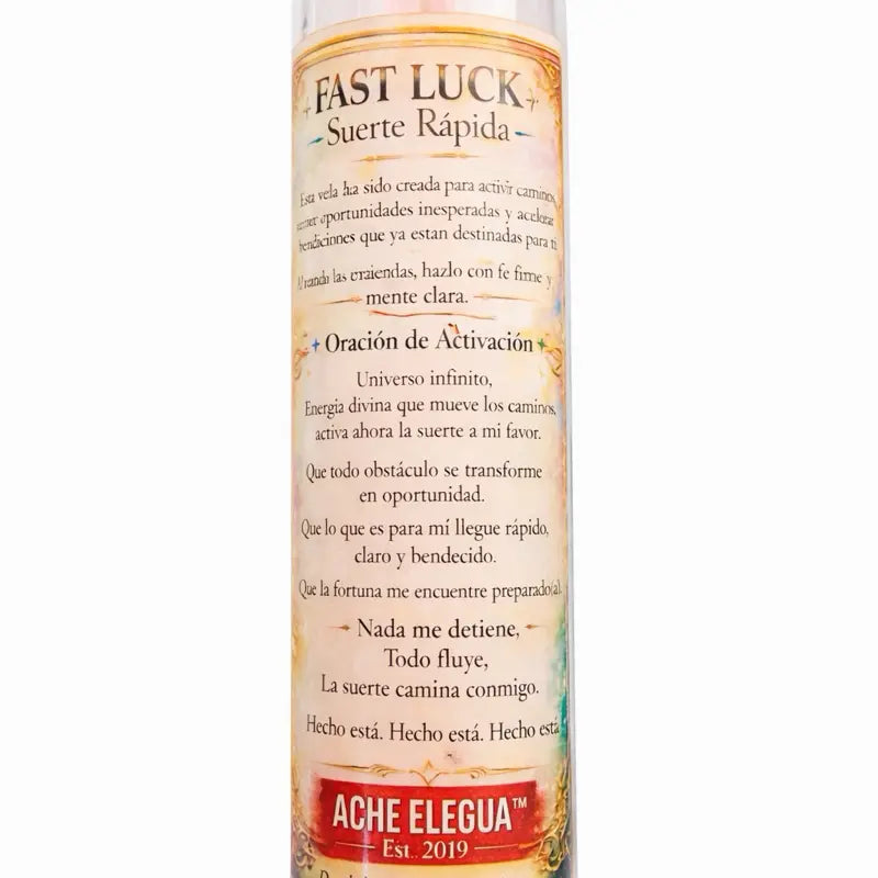Fast Luck 7 Colors 7 Day Candles