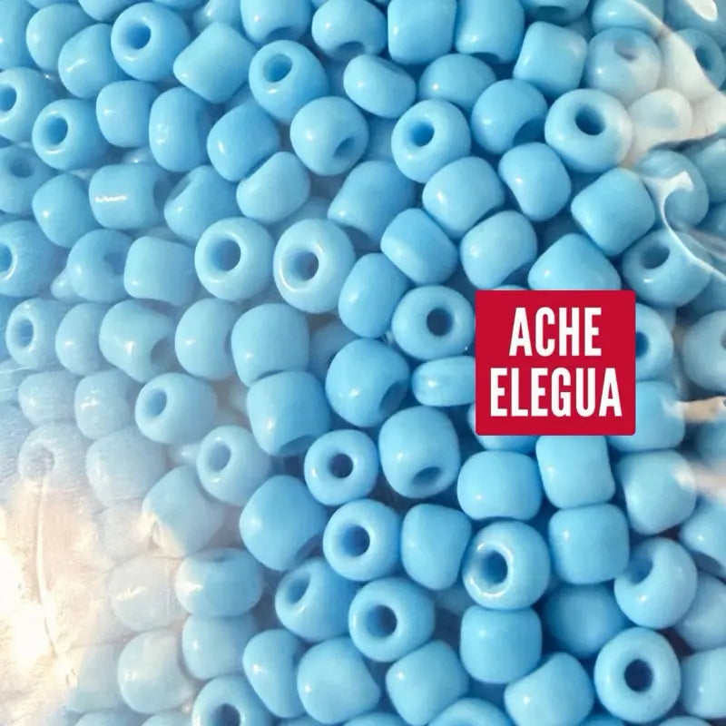 Sky Blue Glass Beads 1 Pound Bag