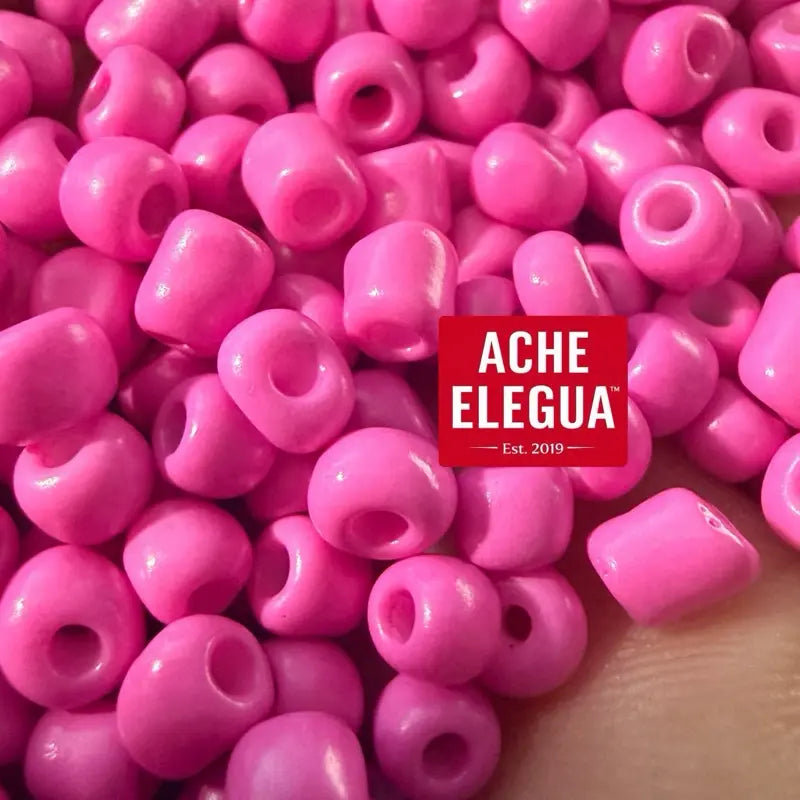 Fuchsia Pink Beads 1 Pound Bag