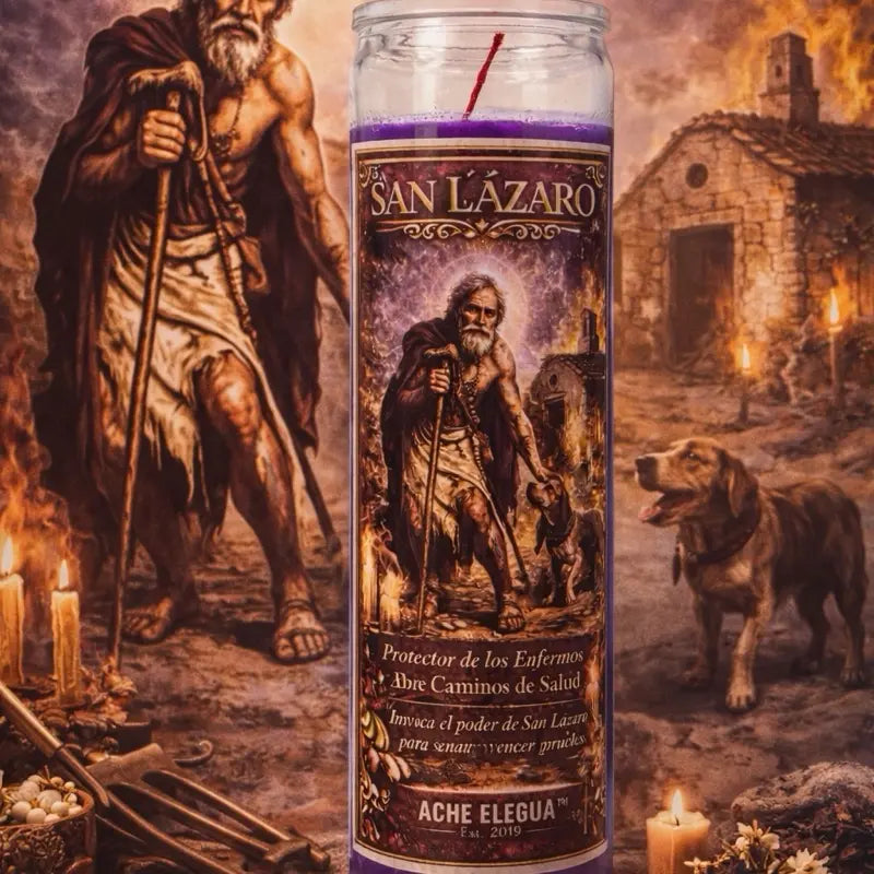 San Lazaro Spiritual Healing Candle 7 Days