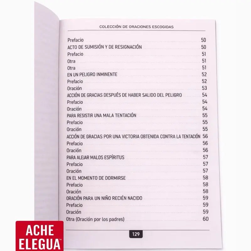 Selected Prayers Collection by Allan Kardec Book Edition Spanish