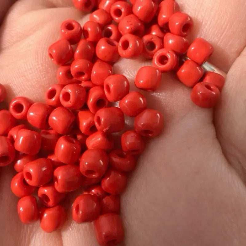 Red Beads Bulk Pack 1 Pound Bag