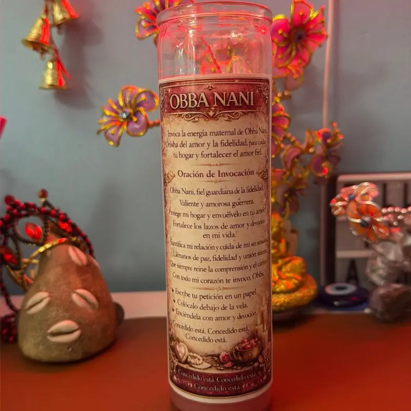 Obba Nani Candle Orisha
