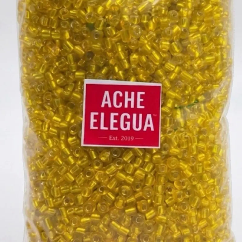 Gold Yellow Beads Bulk 1 Pound Bag