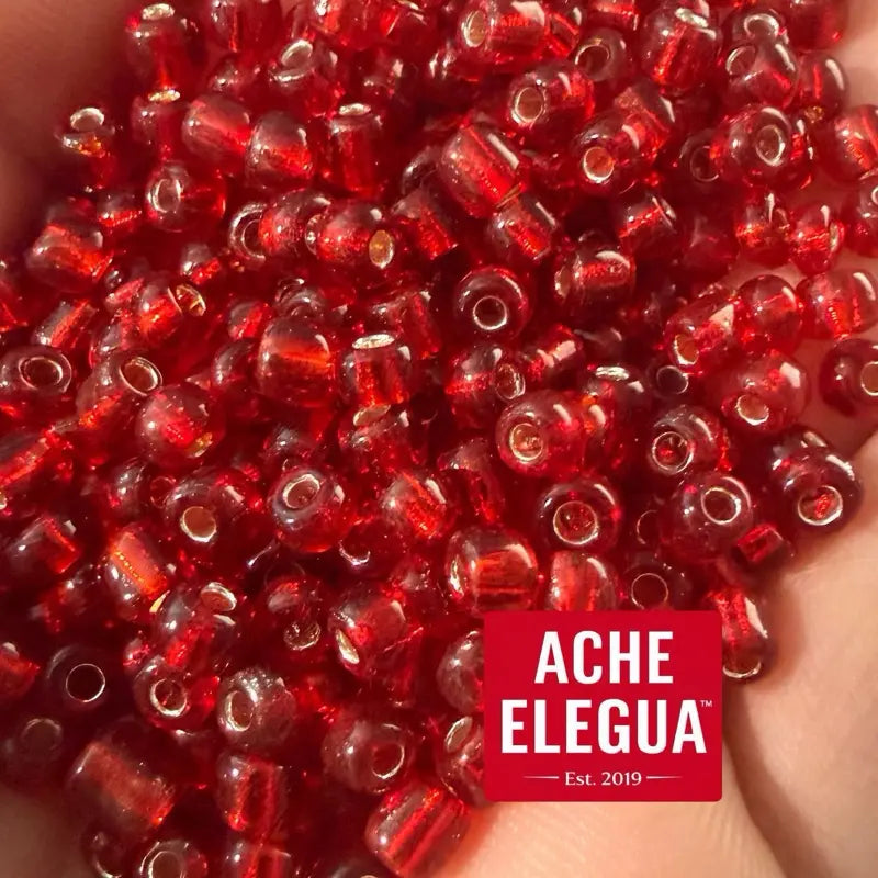 Crystal Ruby Beads 1 Pound Bag