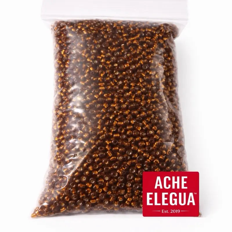 Golden Bronze Amber Beads 1 Pound Bag