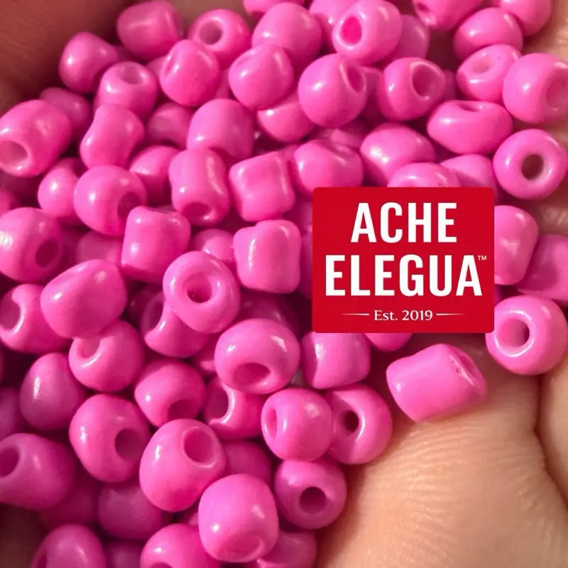Fuchsia Pink Beads 1 Pound Bag