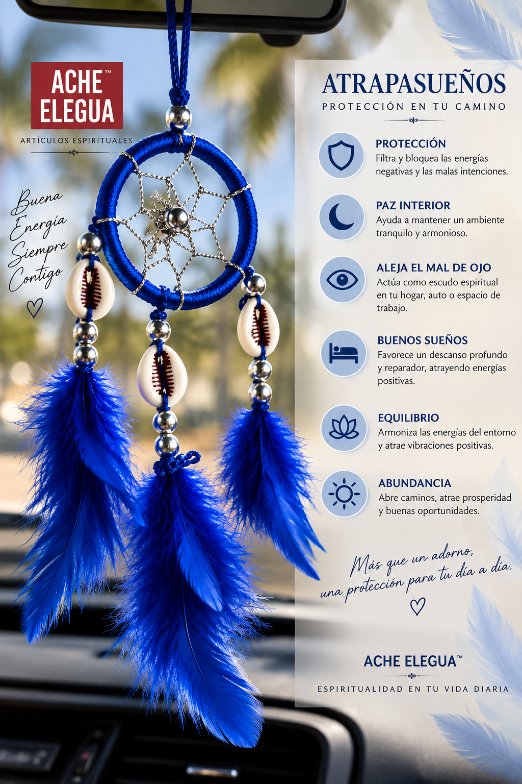 Small Blue Dreamcatcher