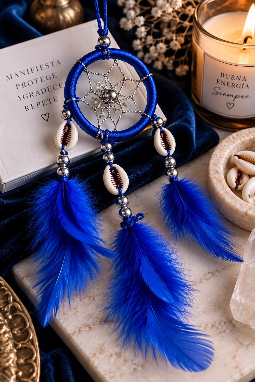 Small Blue Dreamcatcher