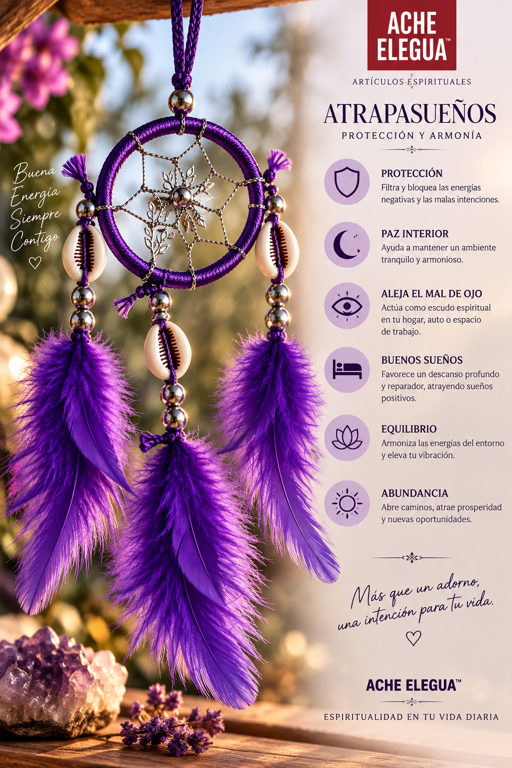 Small Purple Dreamcatcher