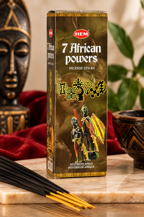 7 African Powers Incense Sticks — 20 Sticks