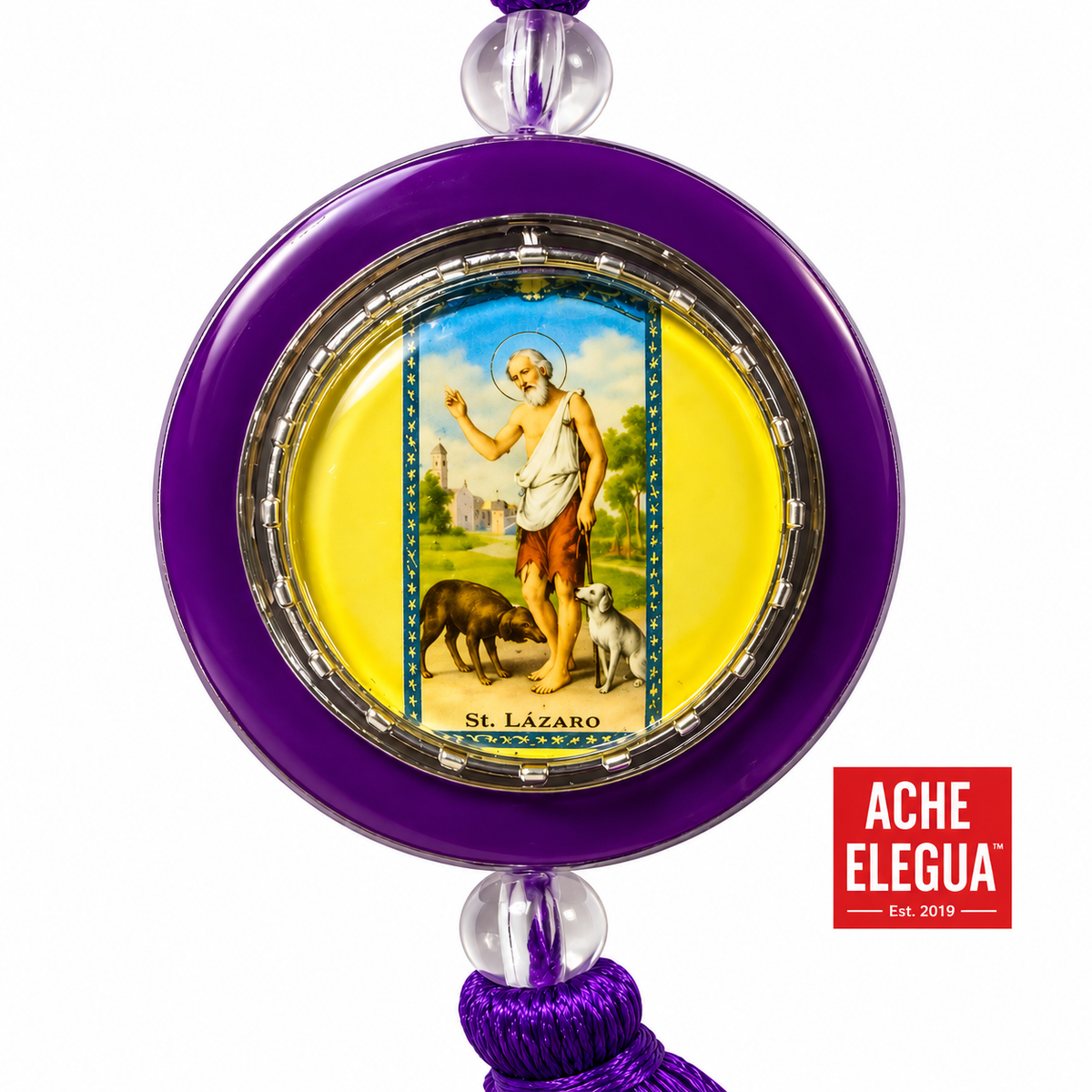 Saint Lazarus Protection Ornament Hanger for Peace Healing